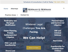 Tablet Screenshot of hoffman-hoffman.net
